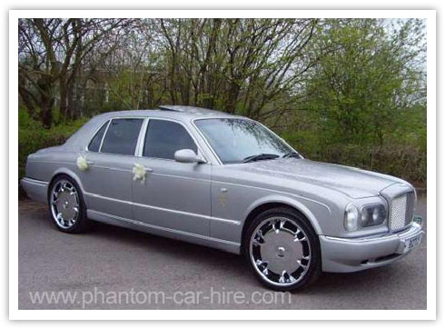 Bentley Arnage White. Bentley Arnage Front